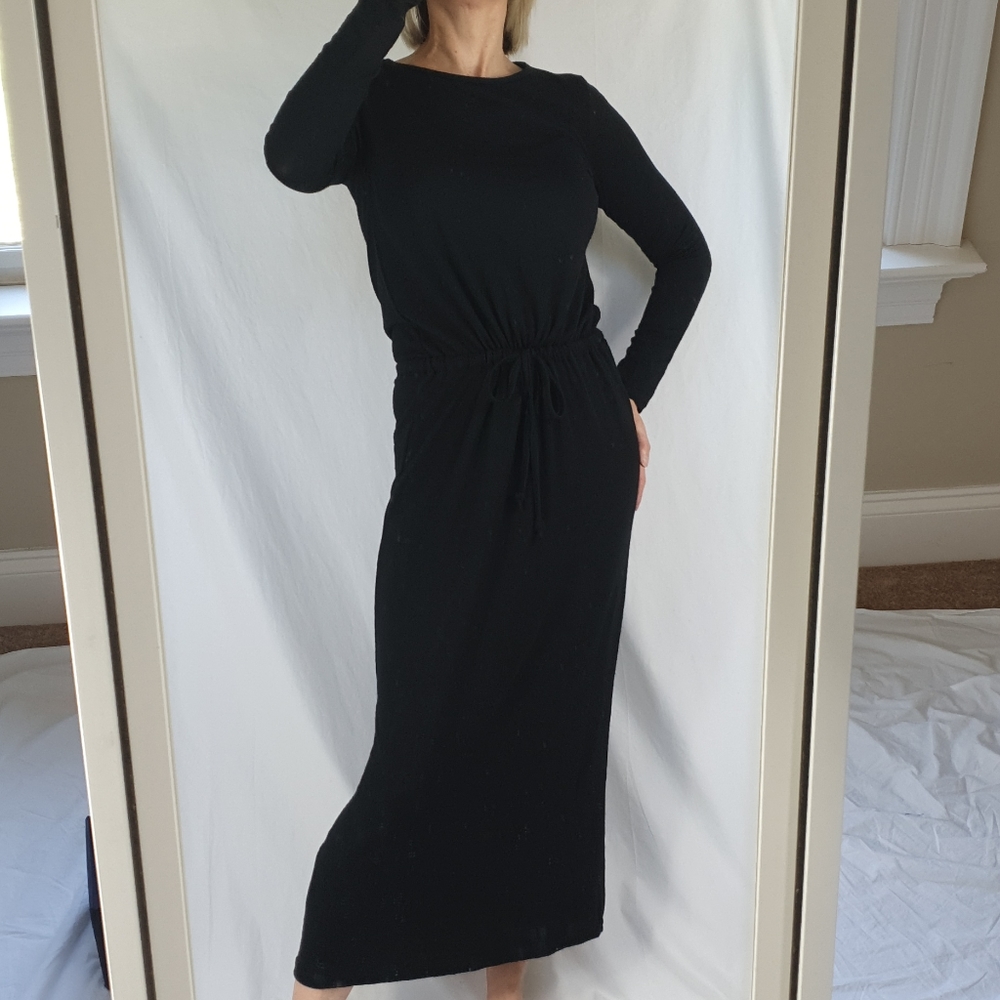 Cotton On long sleeve woven maxi dress size 4